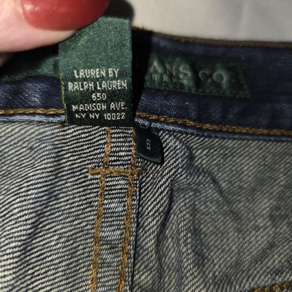 Lauren Jeans Co. Ralph Lauren Jeans Women's 6 Patchwork Boho Embroidered Velvet - Picture 5 of 16